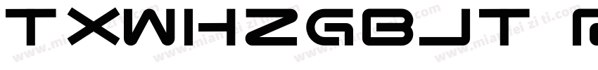 TXWHZGBJT Regular字体转换